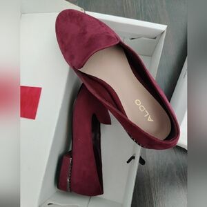 ALDO Adardoma Burgundy Loafers - US Size 5